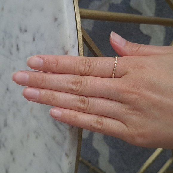 Shy Creation 14K gold and diamond ring - Picture 8 of 16